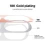 elago Dust Guard Compatible with AirPods Pro 3rd Generation - Dust-Proof Film, Ultra Slim, Luxurious Looking, Protect from Iron/Metal Shavings (1 Set, Rose Gold) [US Patent Registered]