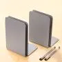 CY craft 4 Pieces Metal Bookends,Non-Skid Heavy Duty Book Ends,Bookends for Shelves,Office Book Holder and Book Stopper for Books/Movies/CDs,Gray,8.1X5.3X3.95 Inch CY craft 4 Pieces Metal Bookends,Non-Skid Heavy Duty Book Ends,Bookends for Shelves,Office Book Holder and Book Stopper for Books/Movies/CDs,Gray,8.1X5.3X3.95 Inch