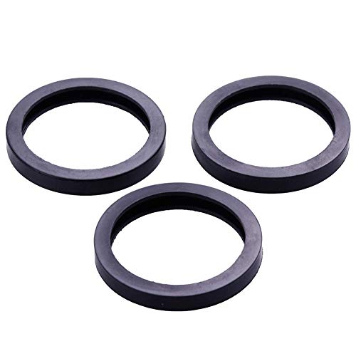 ORANDESIGNE Gas Can Spout Replacement Part Cap Rubber Gasket O Ring Universal U-Seal Washer for Fuel Tank Spout Nozzle (3 Gasket)