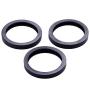 ORANDESIGNE Gas Can Spout Replacement Part Cap Rubber Gasket O Ring Universal U-Seal Washer for Fuel Tank Spout Nozzle (3 Gasket)