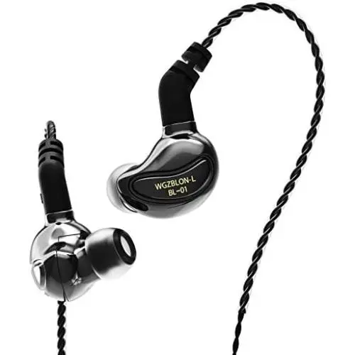 HiFiHear BLON BL01 in-Ear Monitors,10mm Biology Fiber Diaphragm Driver in-Ear Earphone. Zinc Alloy Mirror-Polished Process HiFi in Ear Headphone, with 0.78mm 2Pin Detachable Cable (No mic, Gun) HiFiHear BLON BL01 in-Ear Monitors,10mm Biology Fiber Diaphragm Driver in-Ear Earphone. Zinc Alloy Mirror-Polished Process HiFi in Ear Headphone, with 0.78mm 2Pin Detachable Cable (No mic, Gun)
