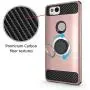 Newseego Compatible with Google Pixel 2 Case (5.0inch) with Armor Dual Layer 2 in 1 with Heavy Duty Protection and Finger Ring Holder Kickstand Fit Magnetic Car Mount for Google Pixel 2-Rose Gold