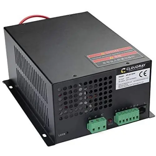 Cloudray 50W CO2 Laser Power Supply 220V for CO2 Laser Engraving Cutting Machine MYJG-50W Cloudray 50W CO2 Laser Power Supply 220V for CO2 Laser Engraving Cutting Machine MYJG-50W