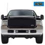 EAG Replacement Grille Black Stainless Steel Wire Mesh with ABS Shell Fit for 05-07 F250/F350
