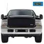 EAG Replacement Grille Black Stainless Steel Wire Mesh with ABS Shell Fit for 05-07 F250/F350