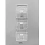 Designstyles Wall Hanging 3 Tier File Holder - Wall Mounted Metal Wire Magazine Rack - Office Folder Organizer with Name Tag Slot, White