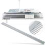 GLOGLOW Metal Cast-on Comb Sewing Machine Parts for Silver Reed SRP60N SRP50 SRP60(90.5cm)