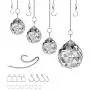 MerryNine Clear TOP K9 Crystal Prism Ball Pendant kit Suncatcher Rainbow Pendants Maker, Hanging Crystals Prisms with Beautiful Chain