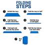 B-Air Grizzly Tarps - Large Multi-Purpose, Waterproof, Heavy Duty Tarp Poly Cover - 5 Mil Thick (Blue - 8 x 10 Feet)