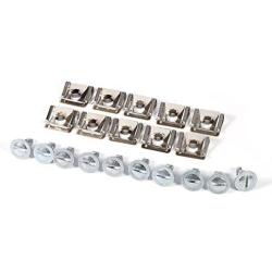 Engine Cover Screw Clips, Metal Car Engine Protection Trim Pin Clip, Undertray Cover Clips Kit, 10 Sets, 8D0805121