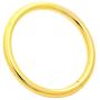 BIKICOCO 1-1/2 Metal O-Ring Buckle Connector Round Loops Non Welded for Bags Webbing Purse and Belt Straps, Gold, Pack of 6