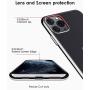 DTTO Compatible with iPhone 11 Pro Max Case, Slim Fit Clear Soft TPU Cover with Metal Luster Edge for 2019 iPhone 6.5 Inch，Silver