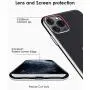DTTO Compatible with iPhone 11 Pro Max Case, Slim Fit Clear Soft TPU Cover with Metal Luster Edge for 2019 iPhone 6.5 Inch，Silver