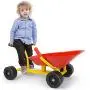Costzon 8'' Kids Ride-on Sand Dumper, Children Outdoor Sandbox Toy Wheelbarrow Sit On, Heavy Duty Steel Digging Scooper Excavator Crane with 4 Wheels, Metal Garden Play Tools for Boys & Girls (Red) Costzon 8'' Kids Ride-on Sand Dumper, Children Outdoor Sandbox Toy Wheelbarrow Sit On, Heavy Duty Steel Digging Scooper Excavator Crane with 4 Wheels, Metal Garden Play Tools for Boys & Girls (Red)