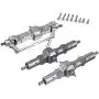 dailymall 1/16 6-Wheel Drive Metal Front Middle Rear Bridge Axles Parts for WPL RC Car dailymall 1/16 6-Wheel Drive Metal Front Middle Rear Bridge Axles Parts for WPL RC Car