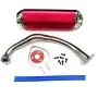 NEW! High Performance Exhaust System Muffler for GY6 50cc-400cc 4 Stroke Scooters ATV Go Kart (Red) NEW! High Performance Exhaust System Muffler for GY6 50cc-400cc 4 Stroke Scooters ATV Go Kart (Red)