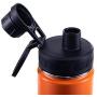 Drinco - Stainless Steel Water Bottle Double Wall Vacuum Insulated with Spout Lid | Perfect for Traveling Camping Hiking (20 oz, Orange)