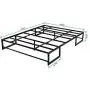 SAYGOER Queen Bed Frame Base Metal Platform Mattress Foundation Eyeglasses Shaped Frame No Box Spring Needed Heavy Duty Steel Slat Support Underbed Storage Space Noise Free Non-Slip Easy Assembly SAYGOER Queen Bed Frame Base Metal Platform Mattress Foundation Eyeglasses Shaped Frame No Box Spring Needed Heavy Duty Steel Slat Support Underbed Storage Space Noise Free Non-Slip Easy Assembly