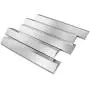 Uniflasy Gas Grill Burner Tube Pipe, Heat Shield Plate Tent/Burner Cover, Crossover/Carry Over Channel Replacement Parts Kit for Brinkmann 810-1750-S, 810-1751-S, 810-3551-0 Gas Grills