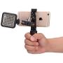 Metal Phone Tripod Mount with Cold Shoe,Woohoto 360 Rotation,Compatible with iPhone 11 12 Pro Max Tripod Mount,Sumsung Smartphone Mount Holder Adapter,Cell Phone Clamp,Video Rig Mount Live Streaming