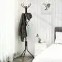SONGMICS Metal Coat Rack 12 Hooks Display Hall Tree for Clothes Hats and Bags Brown URCR18Z SONGMICS Metal Coat Rack 12 Hooks Display Hall Tree for Clothes Hats and Bags Brown URCR18Z