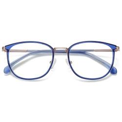 ZENOTTIC Blue Light Blocking Computer Glasses Anti Eye Strain Anti Glare Lens Lightweight Frame Eyeglasses for Women