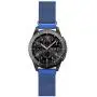 Yutior Stainless Steel Band Compatible with Samsung Galaxy Watch 3 41mm / Galaxy Watch Active 40mm / Active 2 44mm / Galaxy Watch 42mm, 20mm Metal Replacement Band for Women Men, Blue
