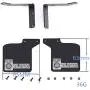 LICHIFIT Rubber Mudguard Front & Back Mud Fender Guard with Metal Stand for TRX4 Blazer K5 RC Car Upgraded Parts