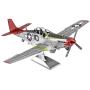 Metal Earth Fascinations ICONX Tuskegee Airmen P-51D Mustang Red Tail 3D Metal Model Kit