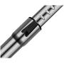 Huiaway 1-1/4inch 32mm Chrome Telescopic Hose Metal Vacuum Wands Hose Vacuum 1.25inch Extension Wand Extends to 31.65inch Long for Most Brand Vacuum