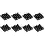uxcell Electronic Radiators Heatsink for MOS GPU IC Chip Black 22 x 22 x 6 mm 8pcs