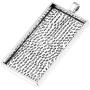AKOAK 10 Pieces 25mm X 50mm Antique Silver Rectangle Pendant Trays Pendant Blanks Cameo Bezel Settings for Photo Charm,Cabochon and Jewelry Making