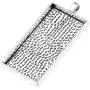 AKOAK 10 Pieces 25mm X 50mm Antique Silver Rectangle Pendant Trays Pendant Blanks Cameo Bezel Settings for Photo Charm,Cabochon and Jewelry Making