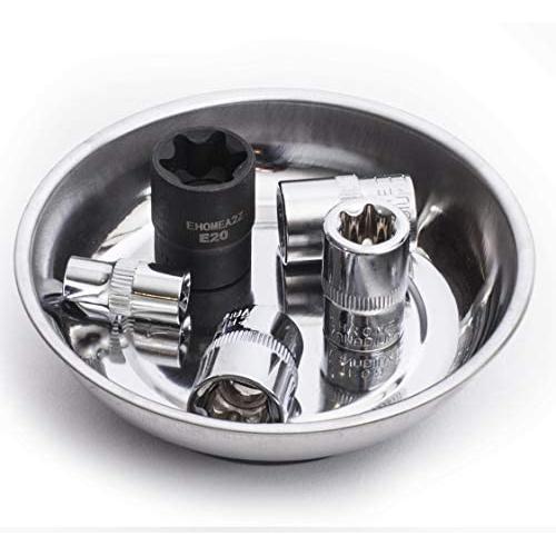 eHomeA2Z Magnetic Bowl Tool Parts Tray Socket Screw Holder (4''Inch Magnetic Bowl 1Pc) eHomeA2Z Magnetic Bowl Tool Parts Tray Socket Screw Holder (4''Inch Magnetic Bowl 1Pc)