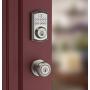 Kwikset 99130-002 SmartCode 913 Non-Connected Keyless Entry Electronic Keypad Deadbolt Door Lock Featuring SmartKey Security, Satin Nickel