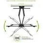 Kanto PDX680 Full Motion Articulating TV Wall Mount for 39-inch to 80-inch TVs Weighing up to 125 Pounds | Integrated Cable Management | Low Profile and 24-in Extension | Black Kanto PDX680 Full Motion Articulating TV Wall Mount for 39-inch to 80-inch TVs Weighing up to 125 Pounds | Integrated Cable Management | Low Profile and 24-in Extension | Black