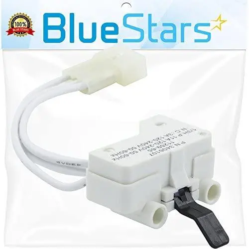 Ultra Durable 3406107 Dryer Door Switch Replacement Part by Blue Stars - Exact fit for Whirlpool & Kenmore Dryers - Replaces 3406109 3405100 3405101 3406100 3406101 Ultra Durable 3406107 Dryer Door Switch Replacement Part by Blue Stars - Exact fit for Whirlpool & Kenmore Dryers - Replaces 3406109 3405100 3405101 3406100 3406101