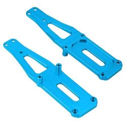 Dilwe 1/12 RC Truck Front Shock Absorber, Metal Board for WL Toys 12423 Truck Car Replacement Parts(Blue 0008B)