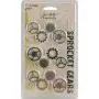 Metal Sprocket Gears by Tim Holtz Idea-ology, 12 per Pack, Various Sizes, Antique Finishes, TH92691 Metal Sprocket Gears by Tim Holtz Idea-ology, 12 per Pack, Various Sizes, Antique Finishes, TH92691