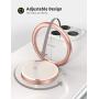 Phone Ring Holder, Lamicall Finger Ring Stand : Universal Cell Phone Cradle Kickstand Compatible with iPhone Xs Max XR X 8 7 6 6s Plus 5s, Galaxy S8 S7 S6, All Android Smartphone - Rose Gold