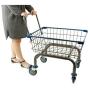 Cart&Supply Heavy Duty Household & Commercial Charcoal Grey Cart with U- Handle (Blue)