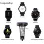 NewWays for Galaxy Active 2 Watch Band, 20mm Super Stunning Crystal Bracelet with Quick Release Pin for Galaxy Watch 3 41mm, Galaxy Watch Smartwatch 42mm, Galaxy Watch Active 40mm 44mm, Black