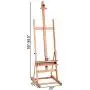 TANGKULA H-Frame Easel Wooden Height and Angle Adjustable Foldable Tilting Floor Studio Artist Easel Painting, Sketching, Display TANGKULA H-Frame Easel Wooden Height and Angle Adjustable Foldable Tilting Floor Studio Artist Easel Painting, Sketching, Display