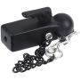 Ky-RC Simulation Climbing Parts Connector Split Design for scx10 90046 trx4 1/10 RC Car (Black)