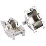 JVSISM 2Pcs Aluminum Front and Rear Gear Box Set for WLtoys 1/18 RC Car A959 A959B A969 A969-B A979 K929 Upgrade Parts Silver JVSISM 2Pcs Aluminum Front and Rear Gear Box Set for WLtoys 1/18 RC Car A959 A959B A969 A969-B A979 K929 Upgrade Parts Silver