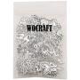 WOCRAFT 50pcs Craft Supplies Antique Silver Animals Unicorn Charms for Jewelry Making Crafting Findings Accessory for DIY Necklace Bracelet (M314)