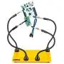 KOTTO Third Hand Soldering Tool PCB Holder Four Magnetic Based Flexible Metal Arms Helping Hands Crafts Jewelry Hobby Workshop Helping Station Non-Slip Steel Weighted Base KOTTO Third Hand Soldering Tool PCB Holder Four Magnetic Based Flexible Metal Arms Helping Hands Crafts Jewelry Hobby Workshop Helping Station Non-Slip Steel Weighted Base