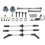 F Fityle Metal Gear Upgrade Bridge Axle Kits for WPL B14 B24 B-24 B16 B36 Q60 1:16 Scale RC Crawler Car Parts Front Rear Axle Pull Rods Bearing Accs