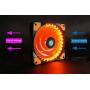 CONISY 120 mm Computer Case Cooling Fan Ultra Quiet LED PC Gaming High Airflow Fans (Orange)