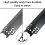 Hisencn Repair kit Gas Grill Burner, Heat Plate Deflector, Crossover Tube Replacement for Char-Broil Classic 280 2-Burner, 360 3-Burner, 405 4-Burner Liquid Propane, G320-0200-W1, G215-0203-W